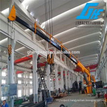 Hydraulic drive and Telescopic jib feature marine crane